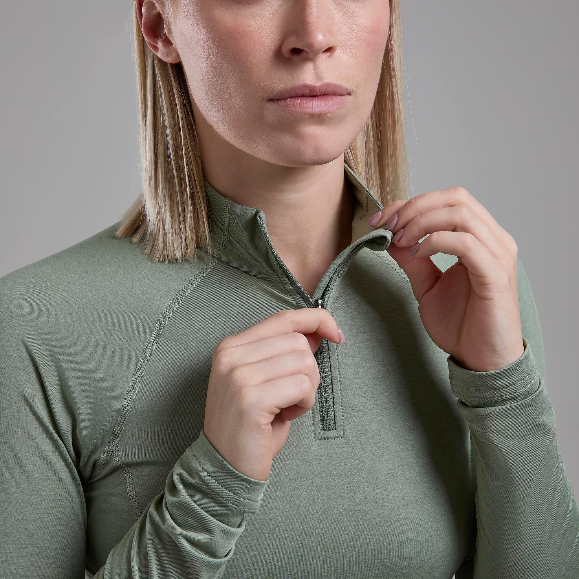 Montane Women's Dart XT Thermal Zip Neck T-Shirt - Image 12