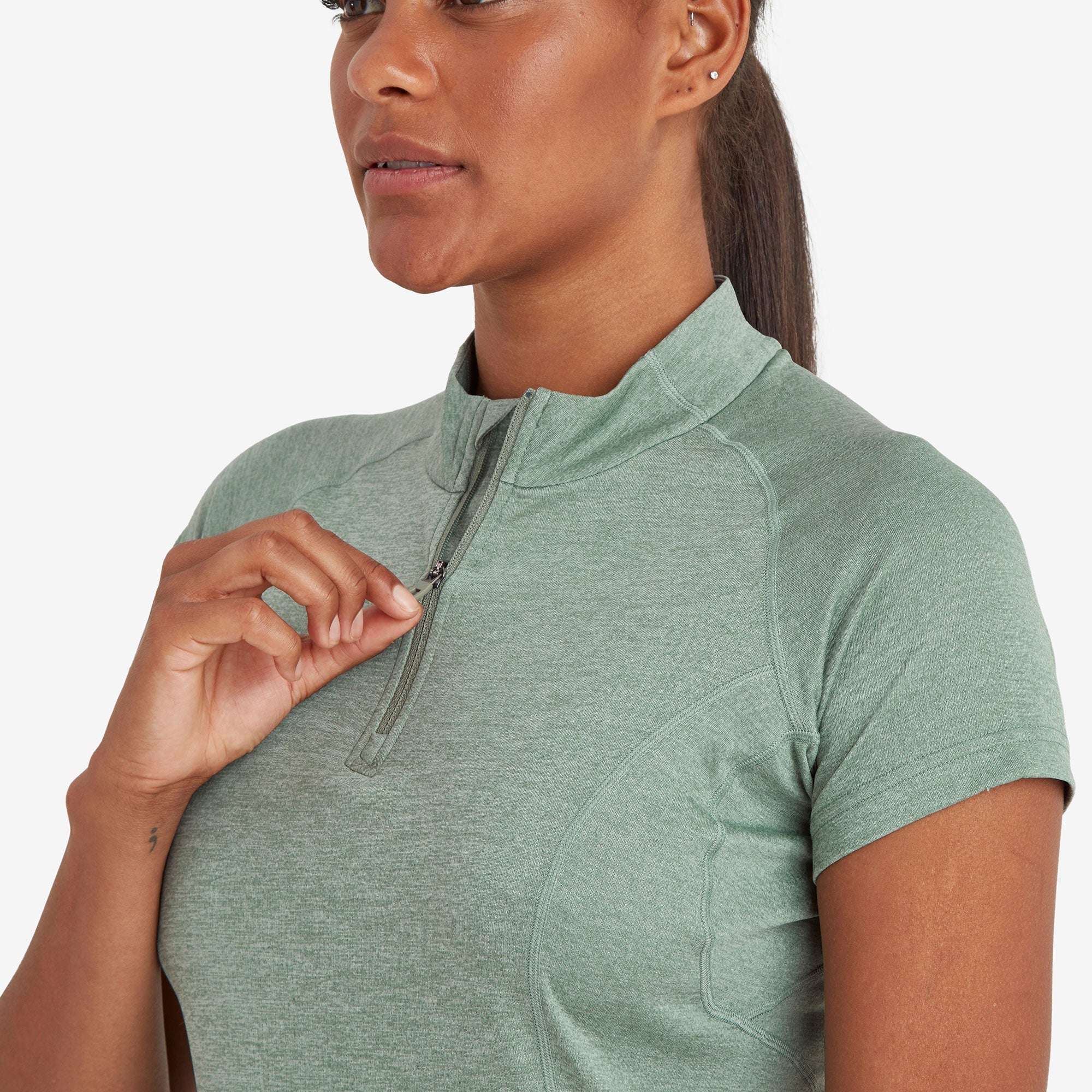 Montane Women's Dart Zip T-Shirt - Image 5